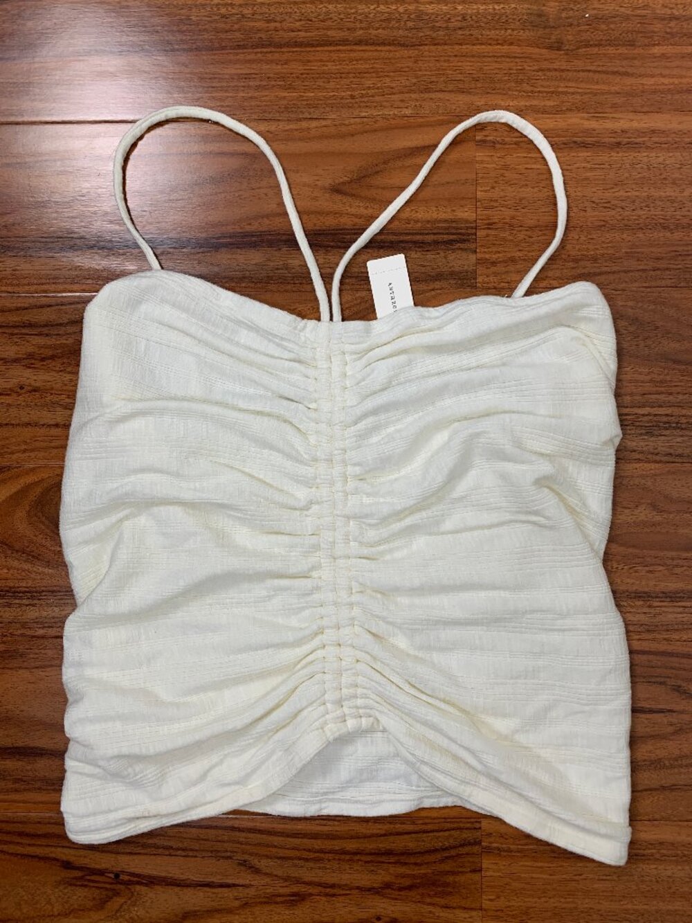 Pilcro Anthropologie Ruched Halter Top